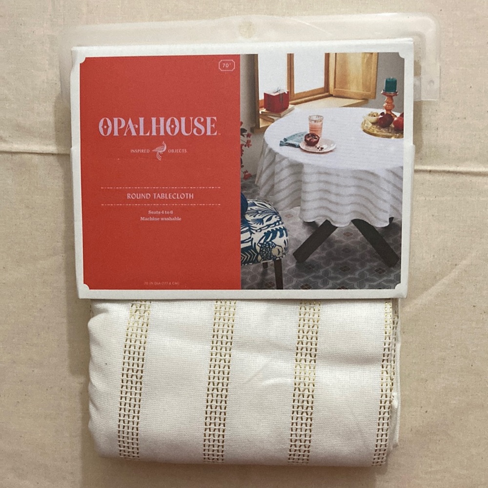 OPALHOUSE Round Tablecloth